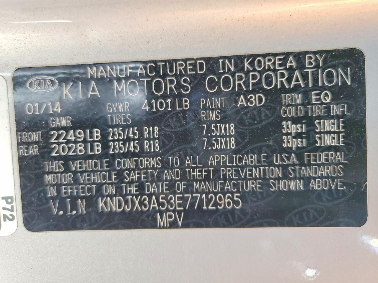 KIA SOUL 2014 — 15