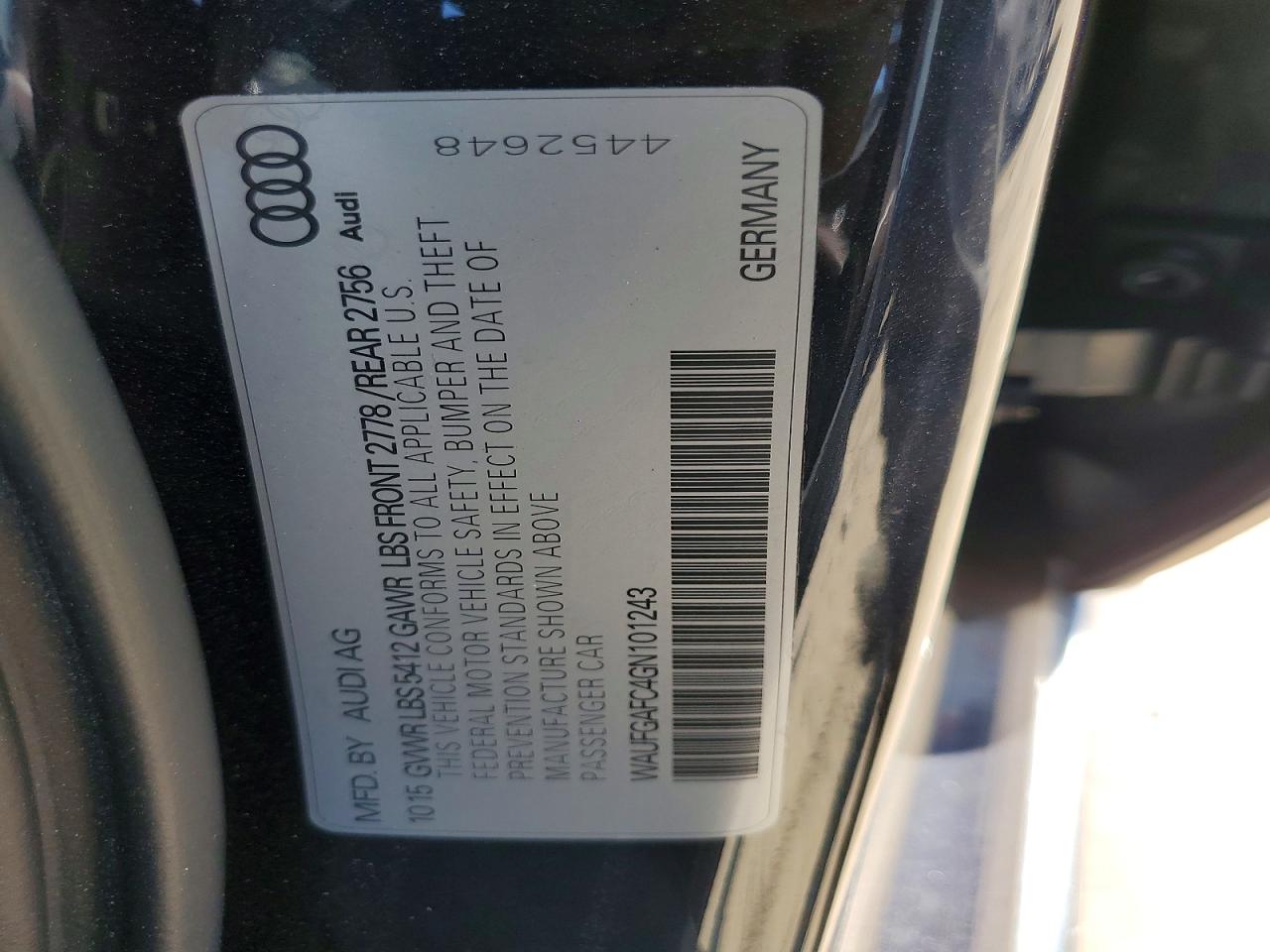 AUDI A6 2016 — 14
