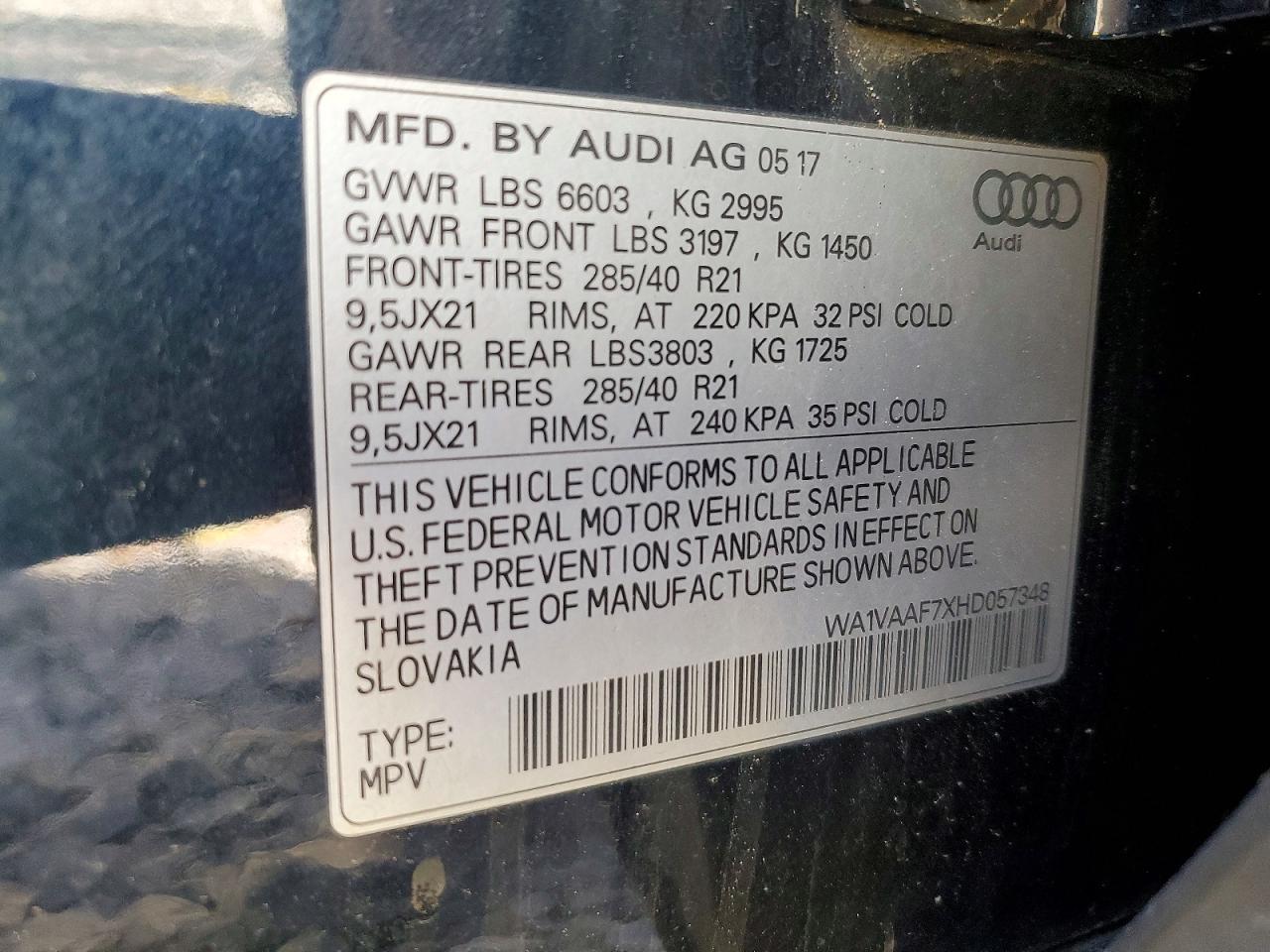 AUDI Q7 2017 — 14