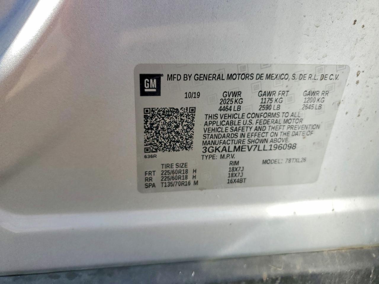 GMC TERRAIN 2020 — 15