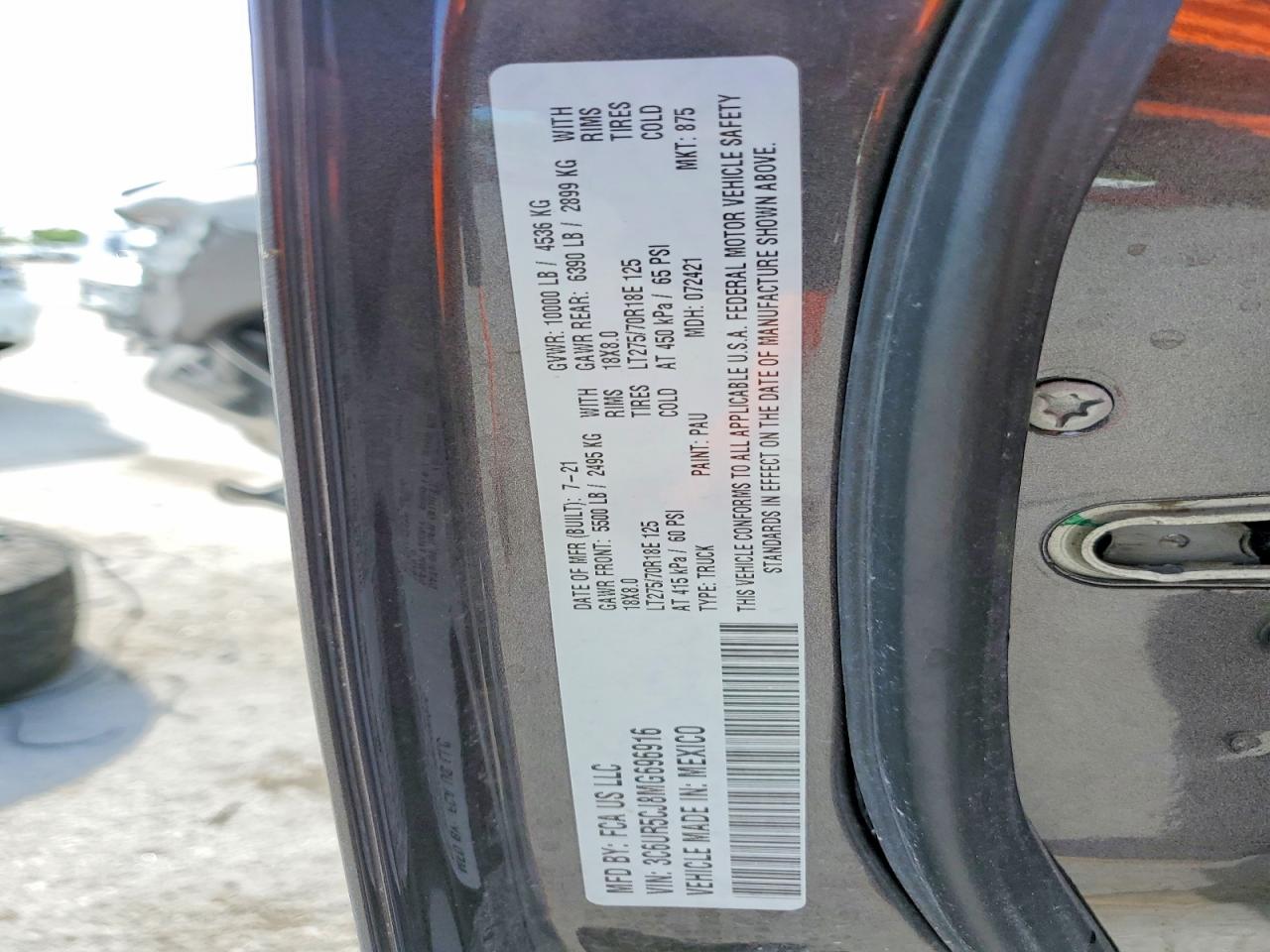 RAM 2500 2021 — 13