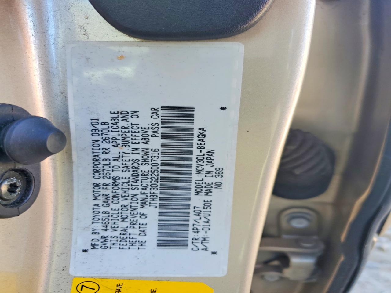 LEXUS ES 2002 — 14