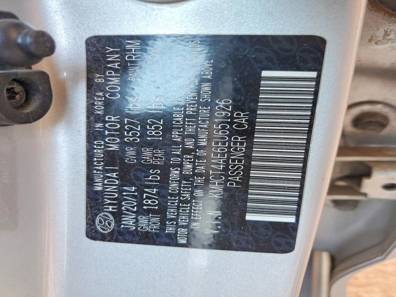 HYUNDAI ACCENT 2014 — 13