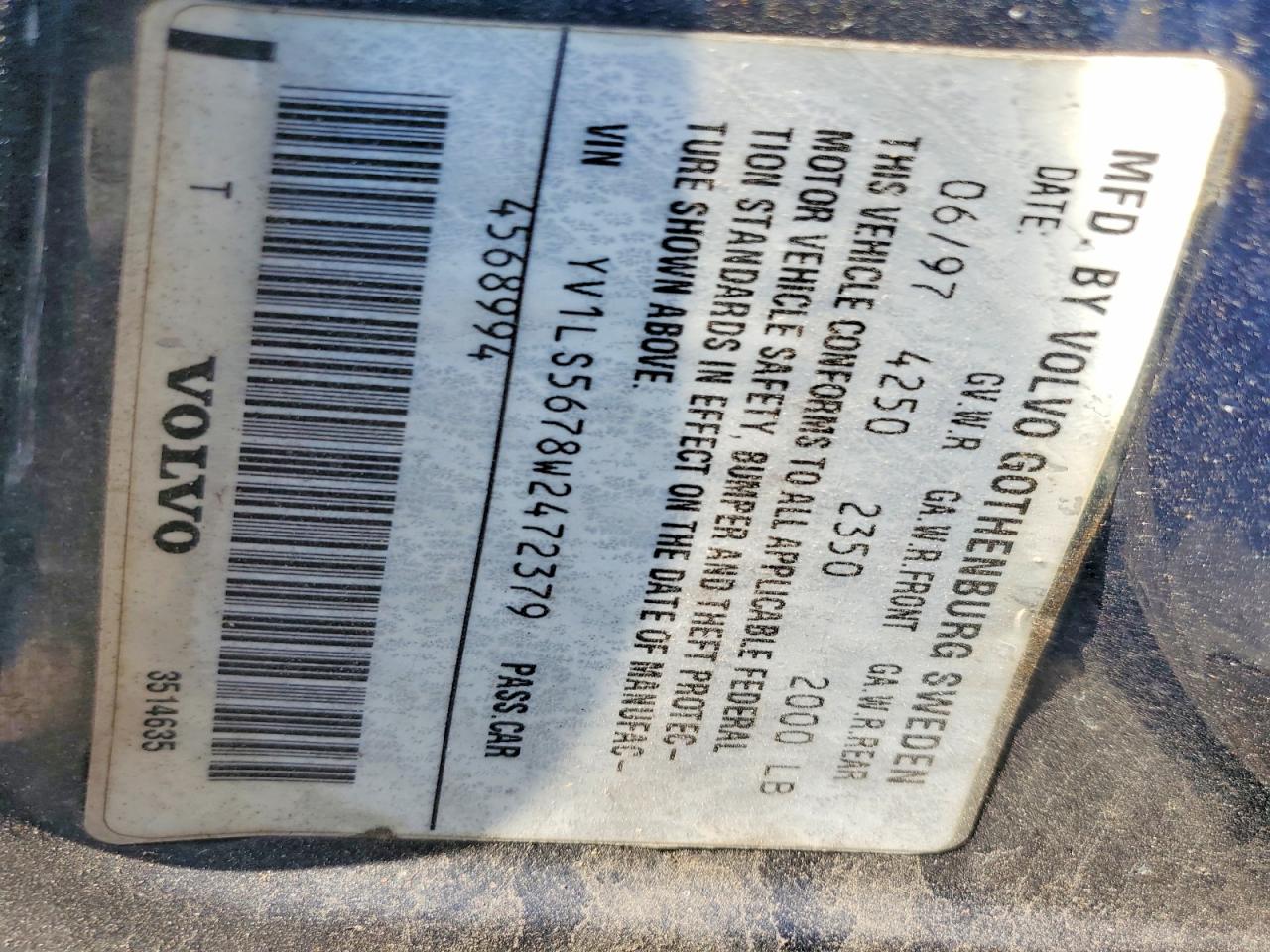 VOLVO S70 1998 — 13