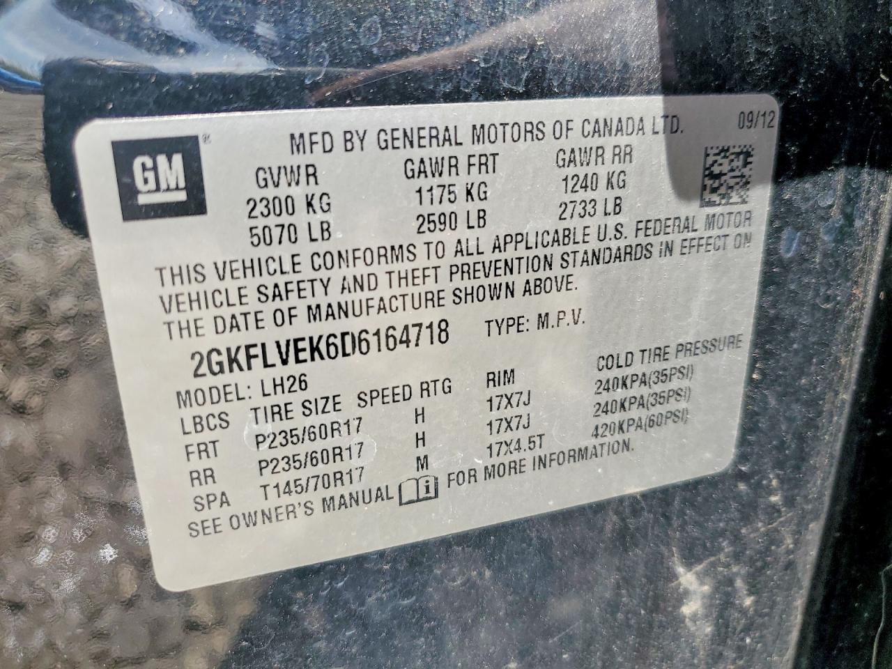 GMC TERRAIN 2013 — 14