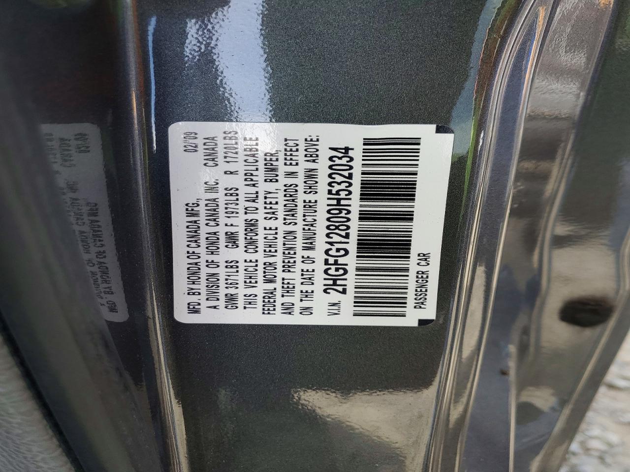HONDA CIVIC 2009 — 14