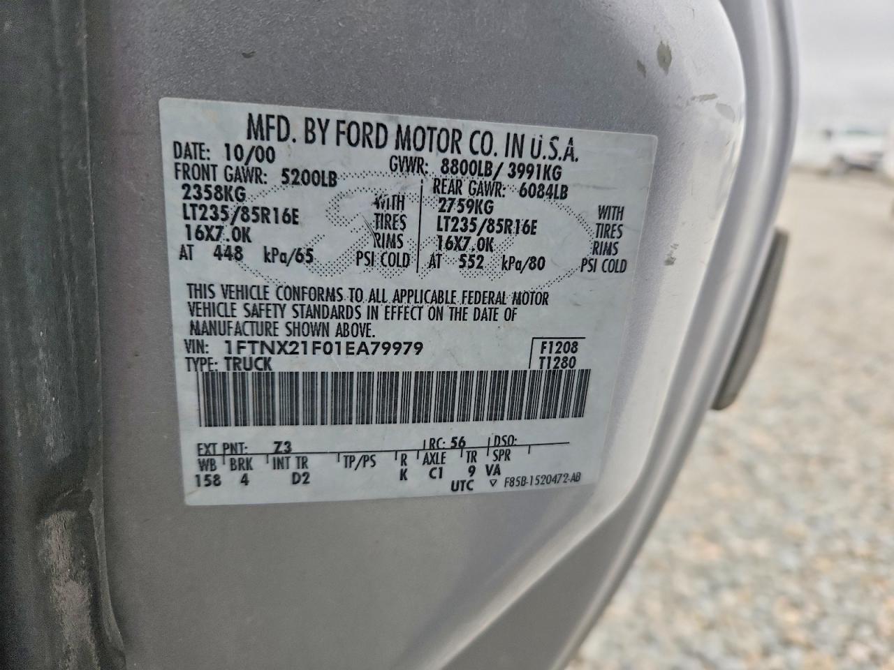 FORD F250 2001 — 13