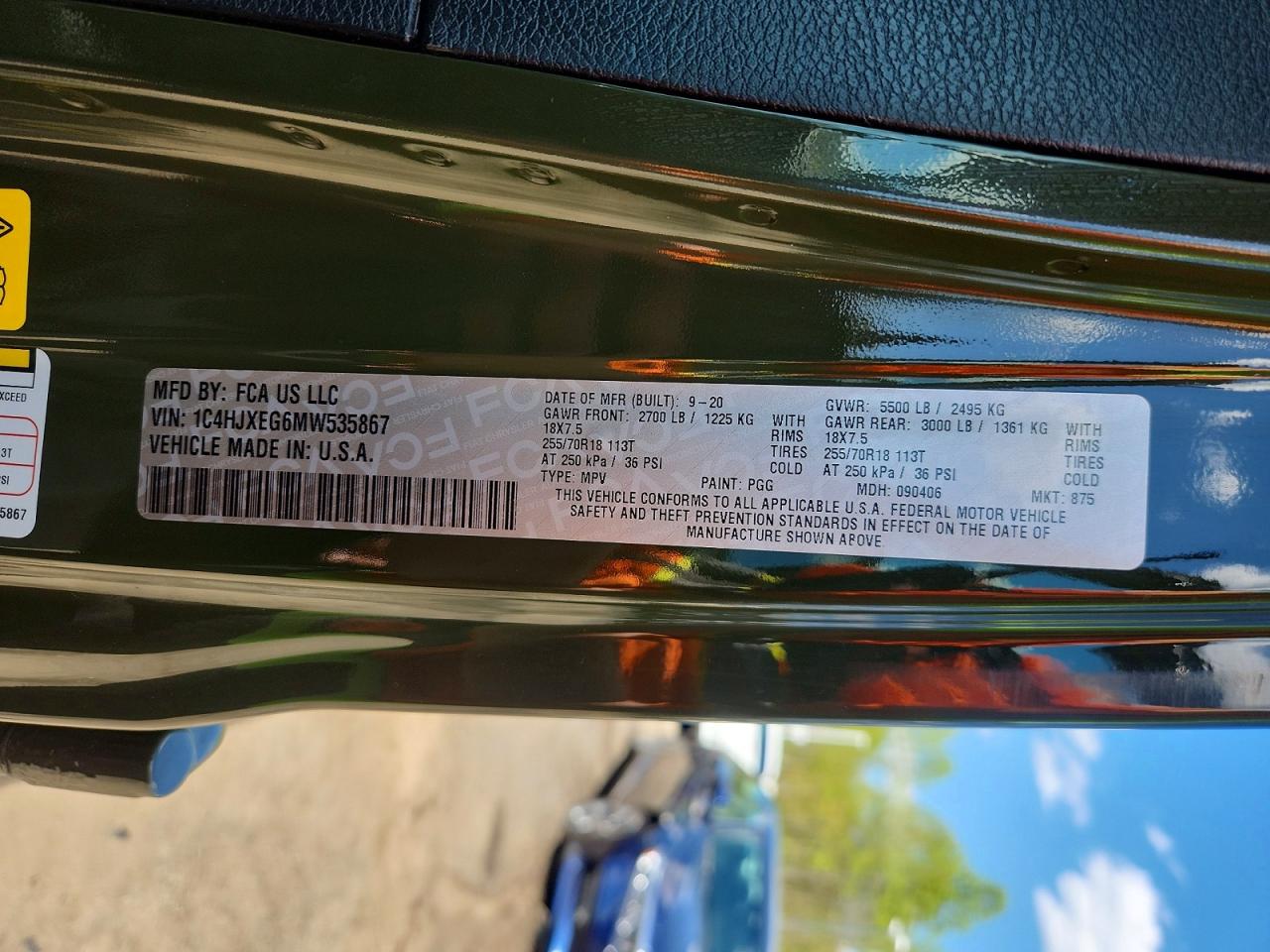 JEEP WRANGLER UNLIMITED 2021 — 14