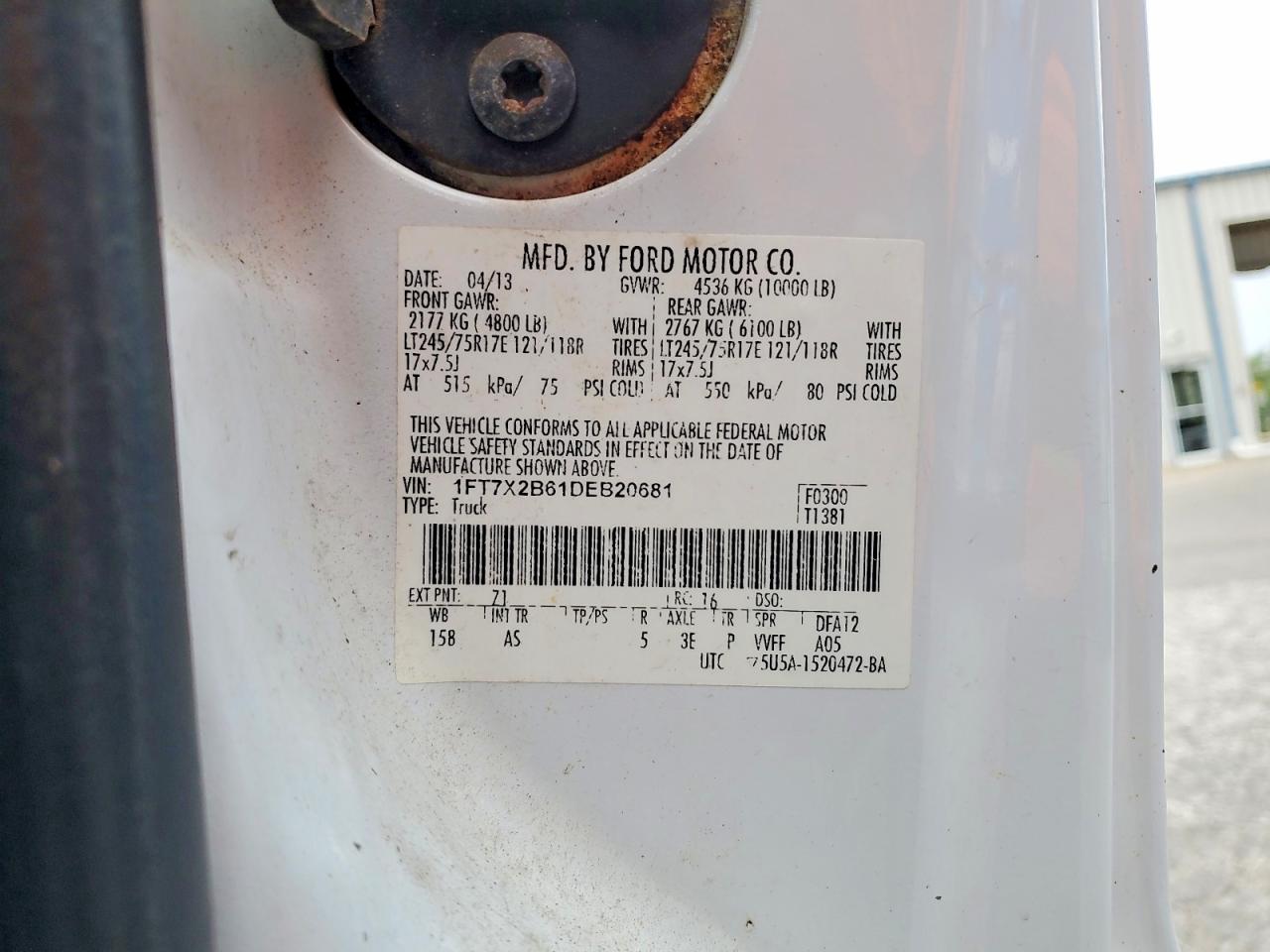 FORD F250 2013 — 13