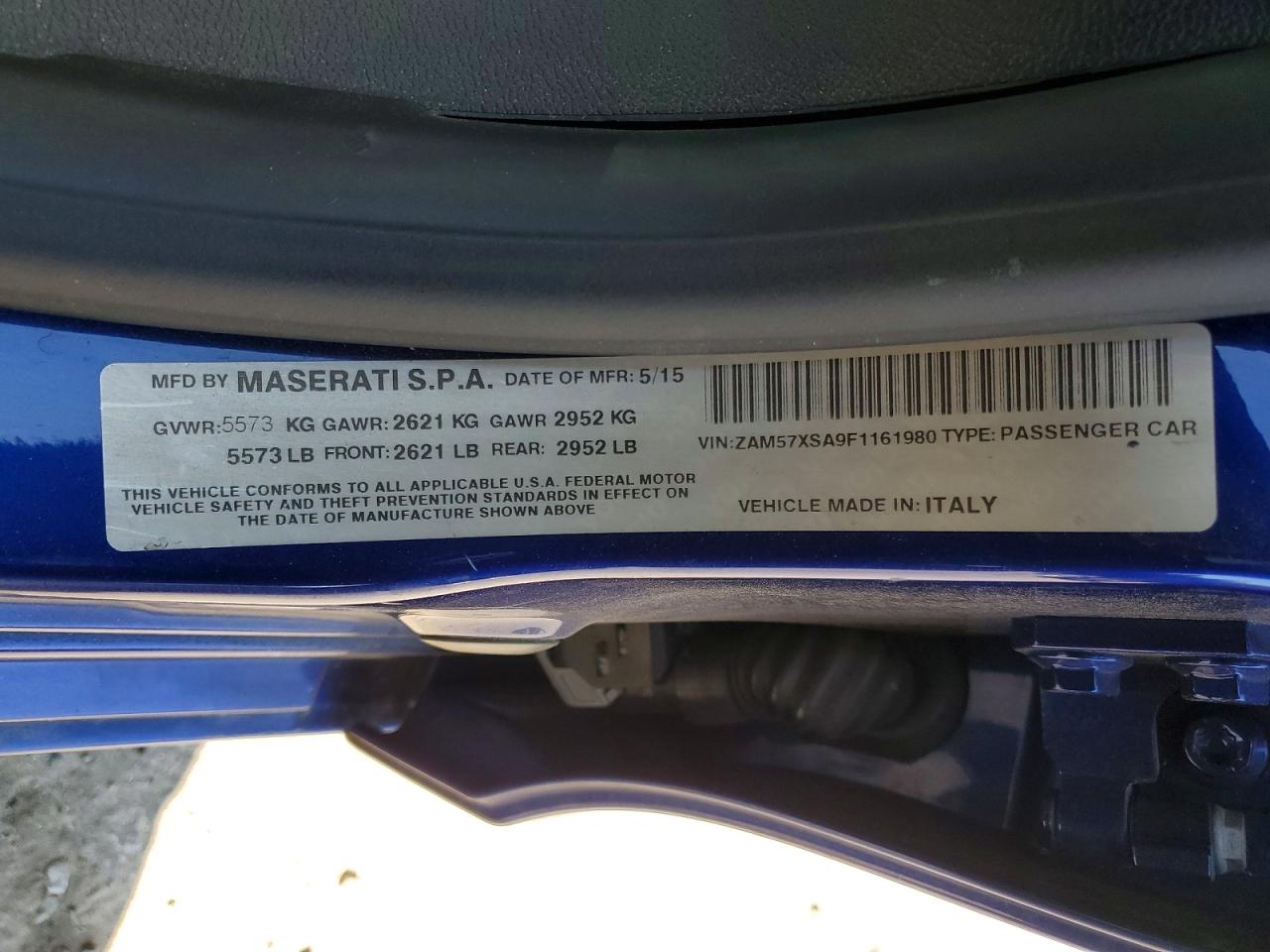 MASERATI GHIBLI 2015 — 13