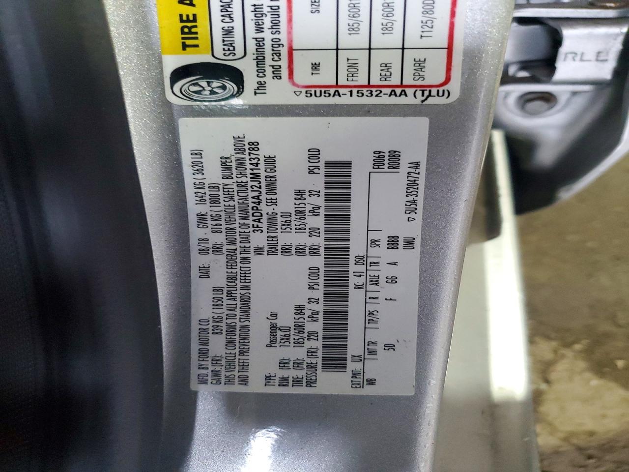 FORD FIESTA 2018 — 13