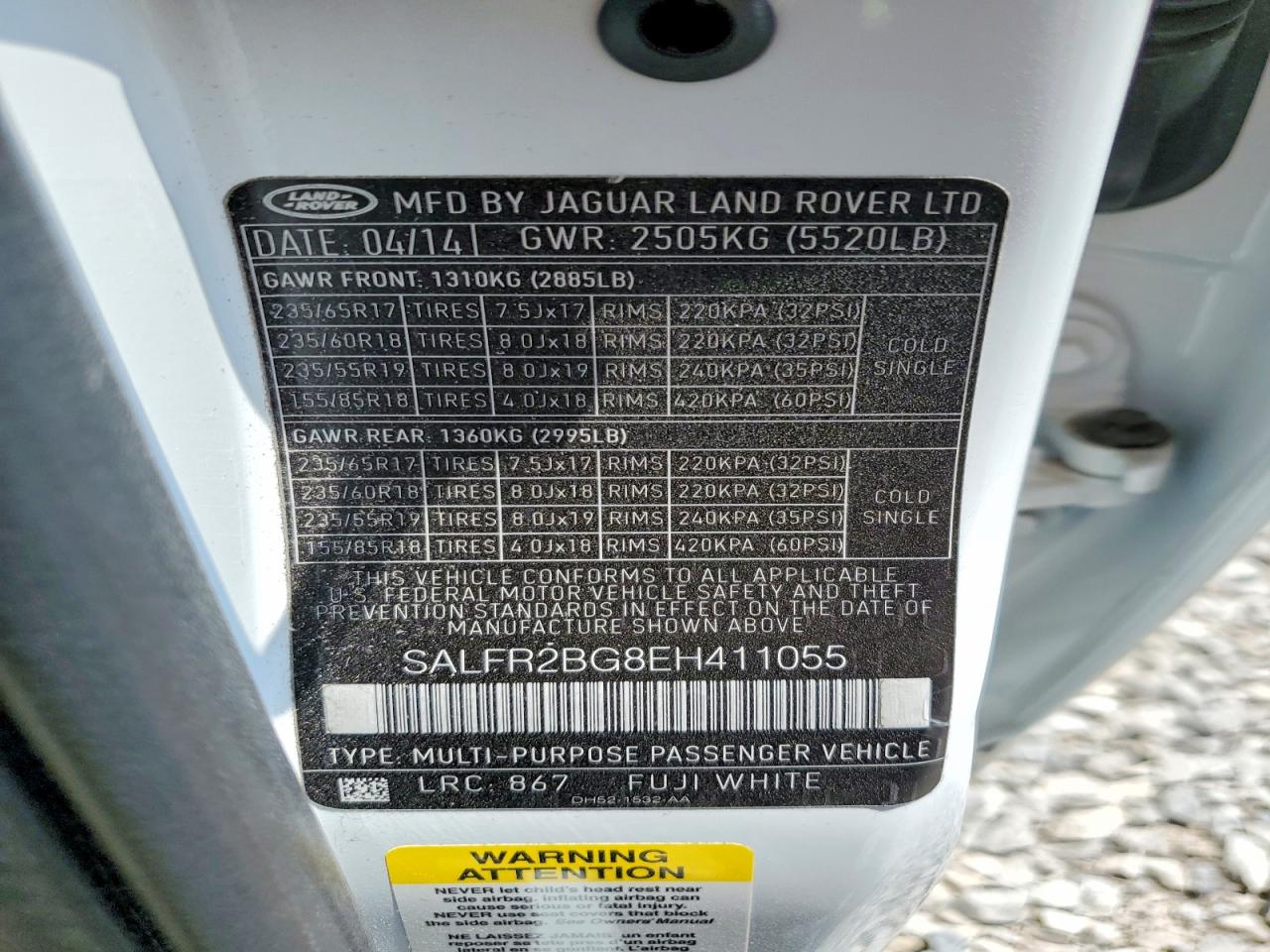 LAND ROVER LR2 2014 — 14