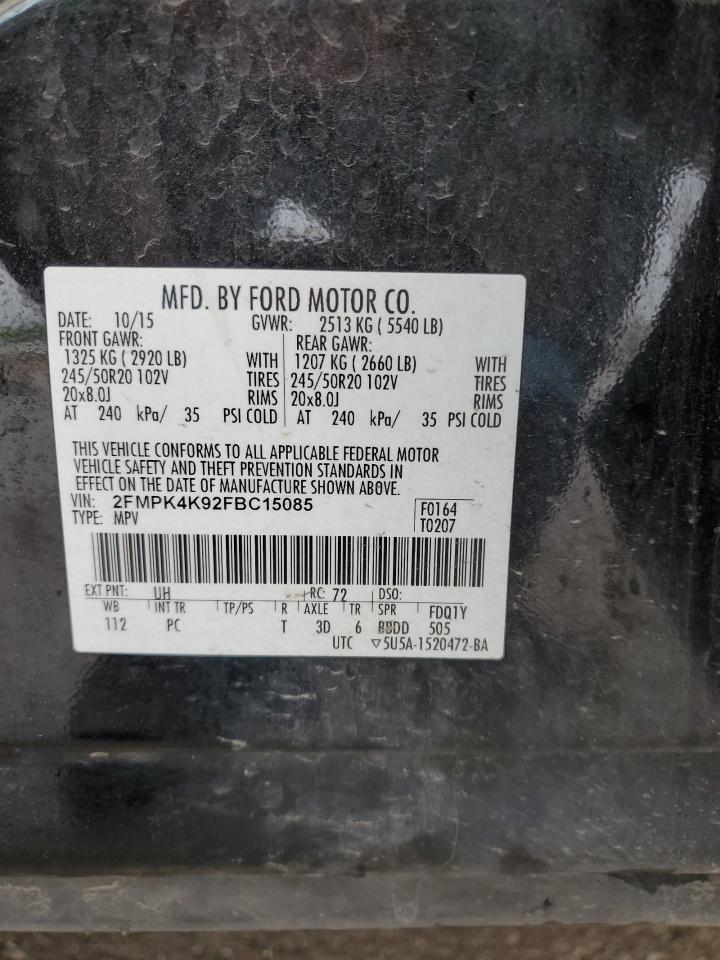 FORD EDGE 2015 — 15
