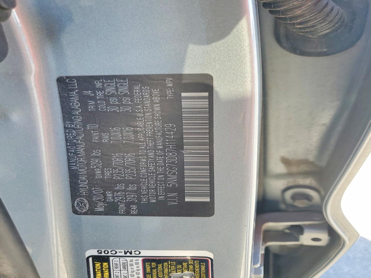 HYUNDAI SANTA FE 2007 — 13