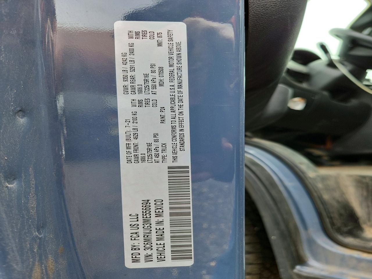 RAM PROMASTER 3500 2021 — 13
