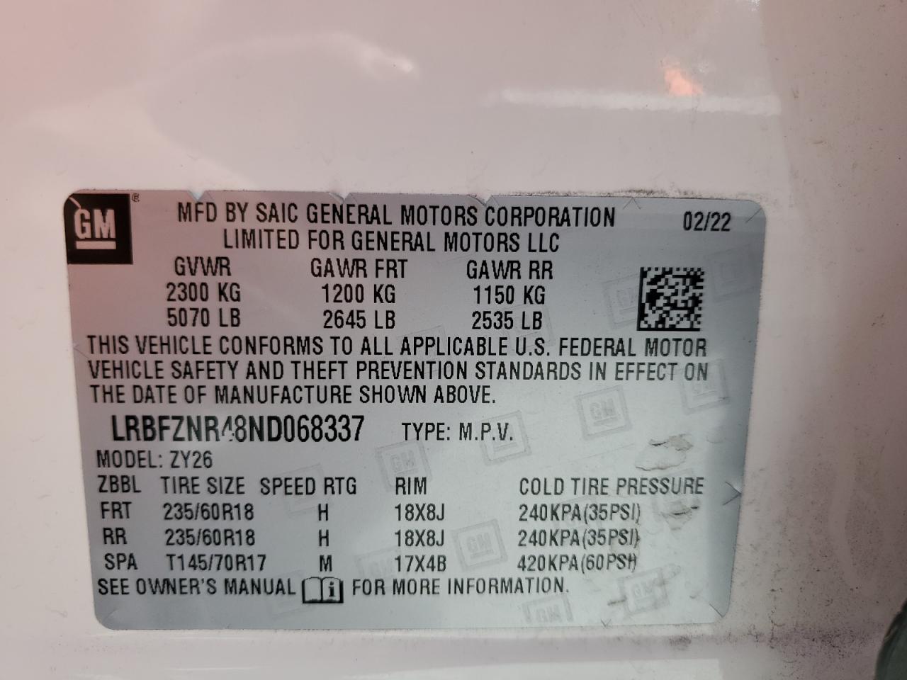 BUICK ENVISION 2022 — 14