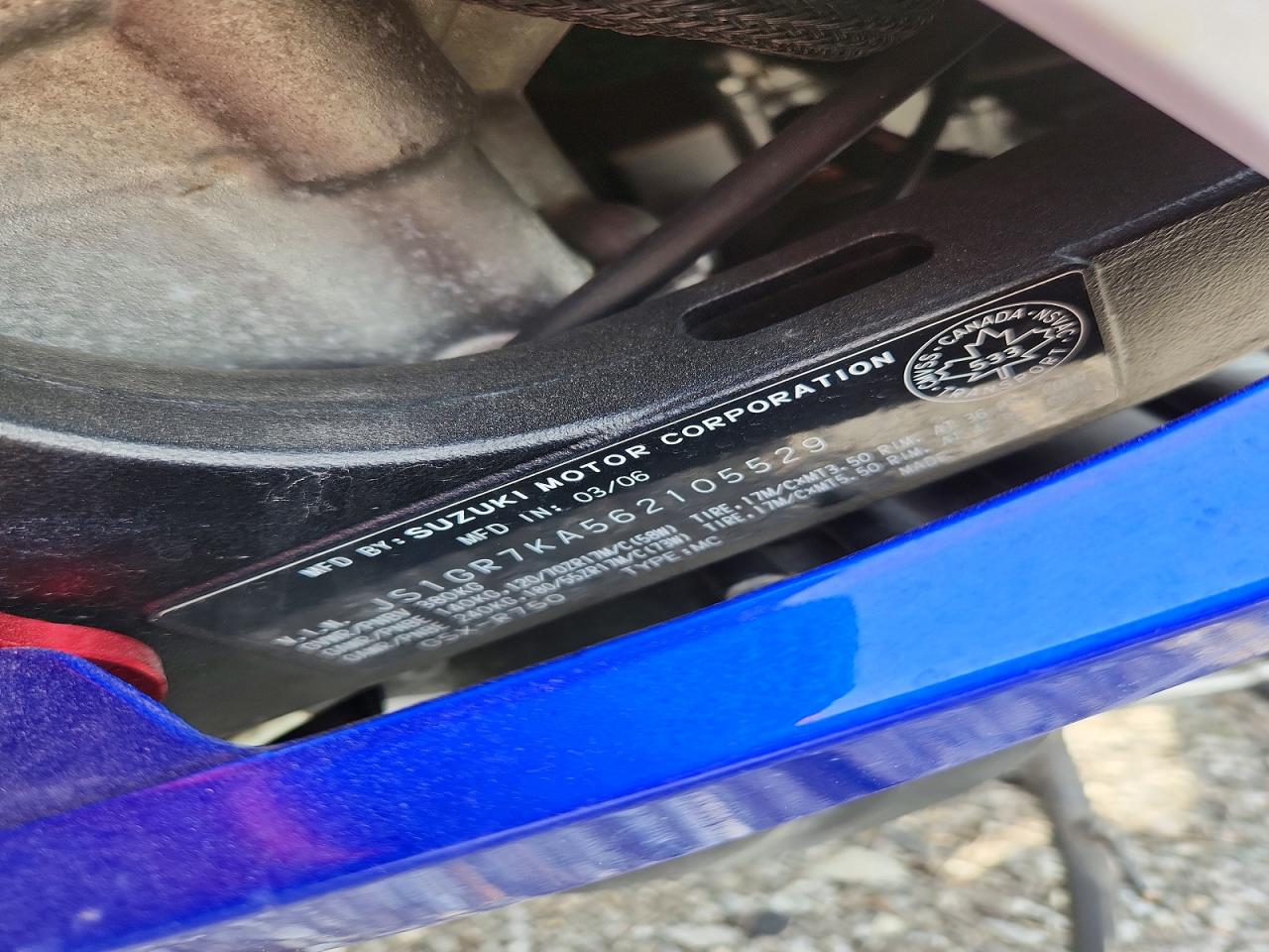 SUZUKI GSX-R750 K6 2006 — 10