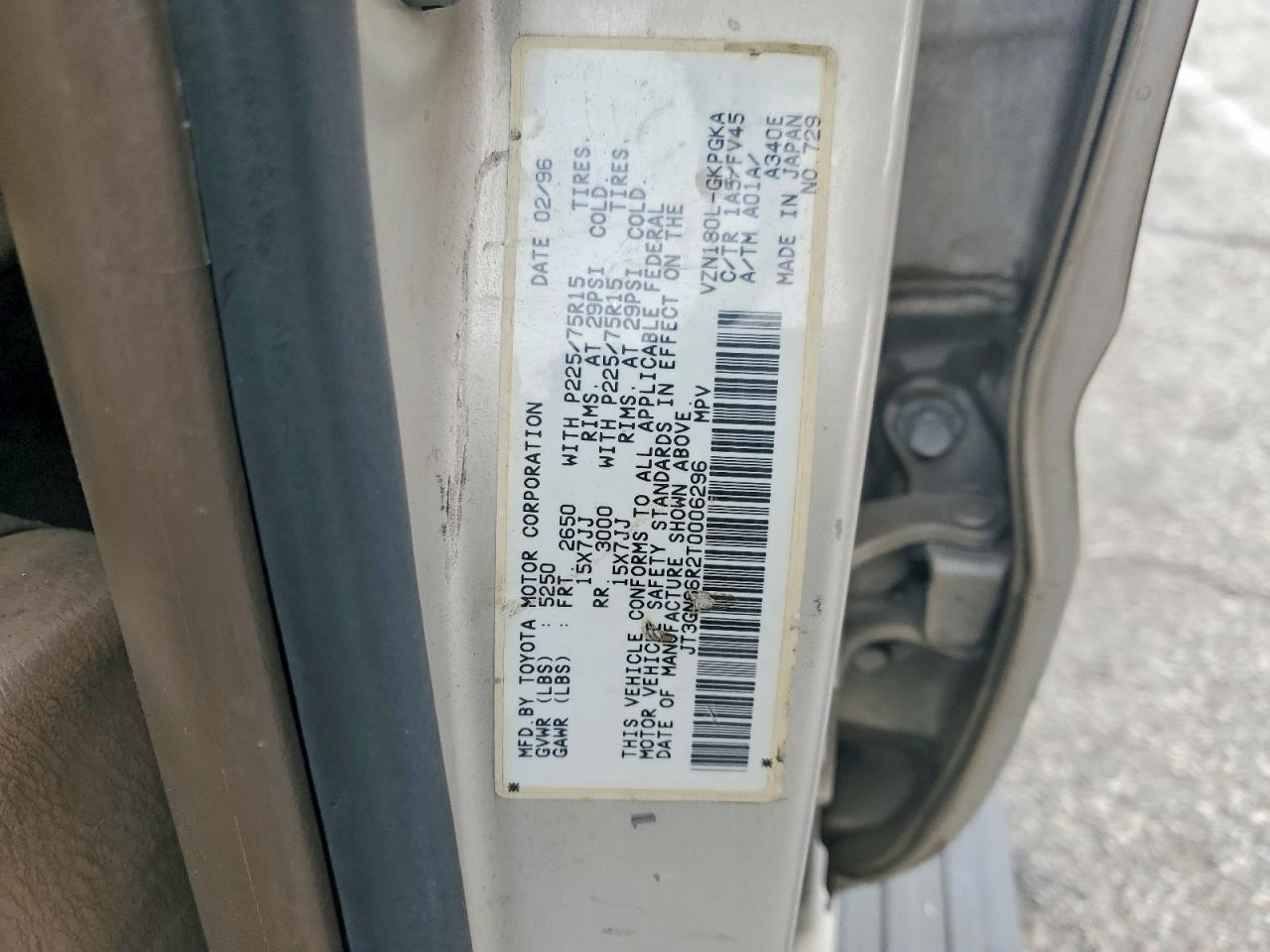 TOYT 4RUNNER 1996 — 14