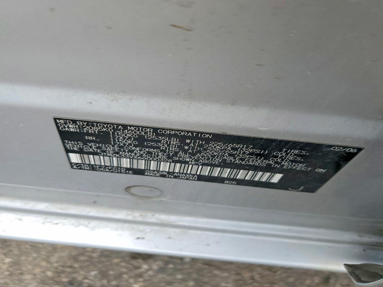 TOYOTA RAV4 2006 — 14