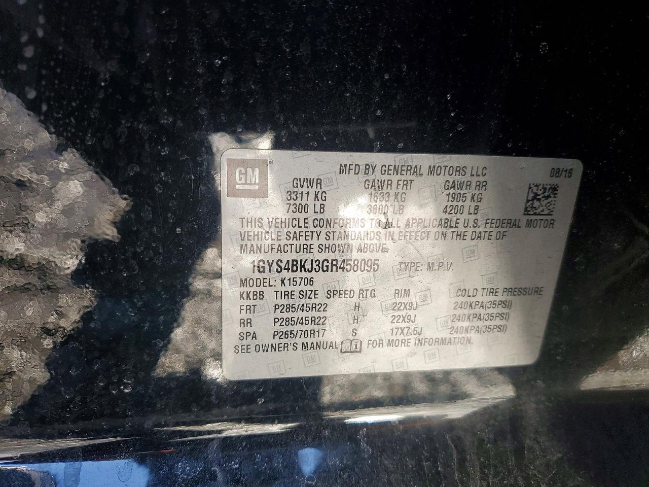 CADILLAC ESCALADE 2016 — 14