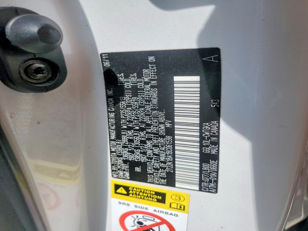LEXUS RX 2011 — 14