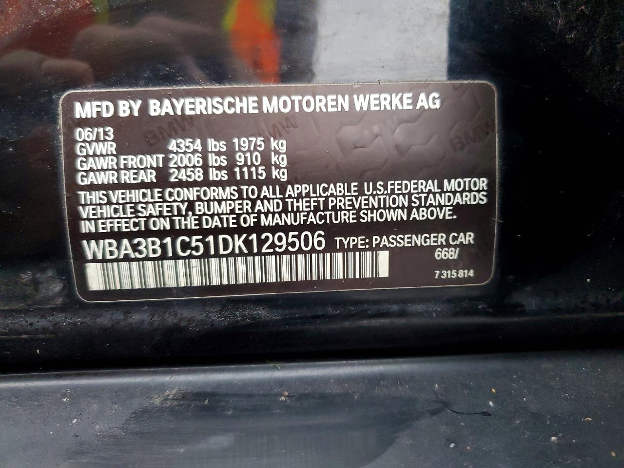 BMW 320 2013 — 13