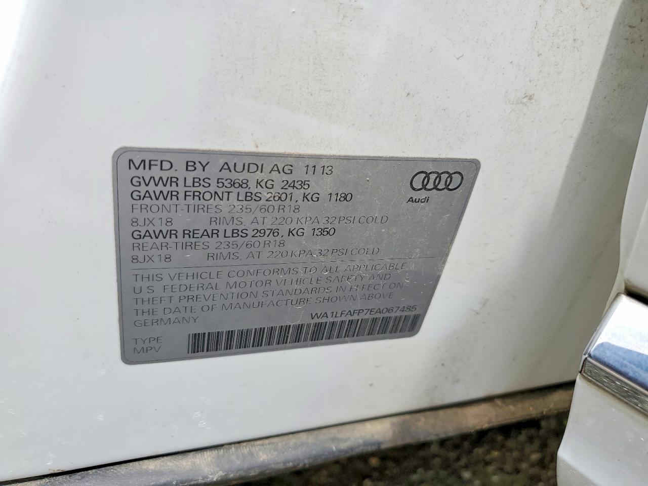 AUDI Q5 2014 — 14