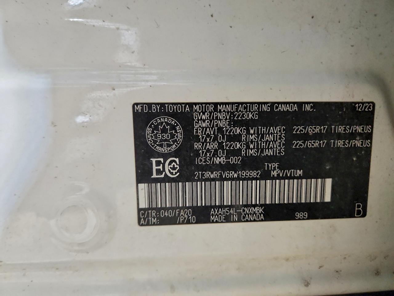 TOYOTA RAV4 HYBRID 2024 — 15