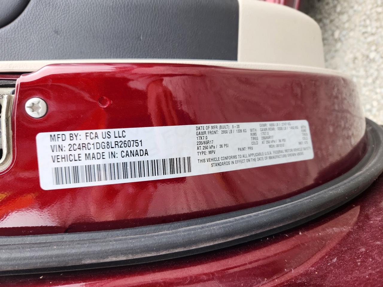 CHRYSLER VOYAGER 2020 — 14
