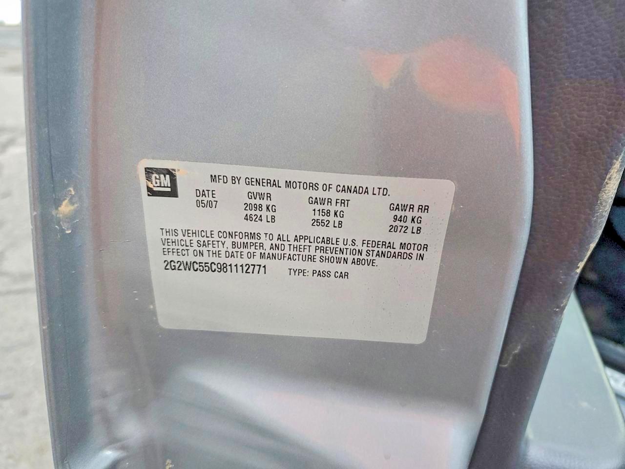 PONTIAC GRANDPRIX 2008 — 13