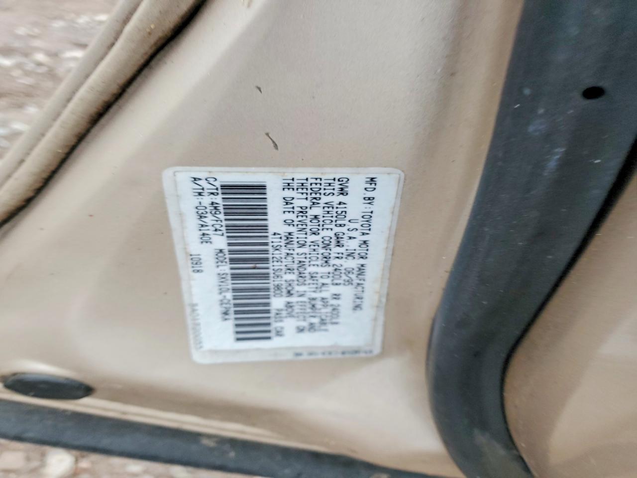 TOYOTA CAMRY 1995 — 13
