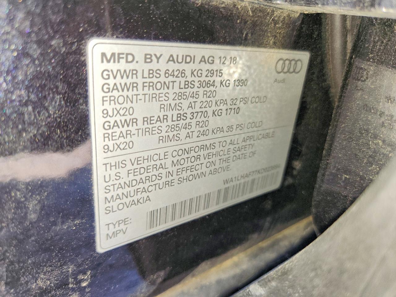 AUDI Q7 2019 — 14