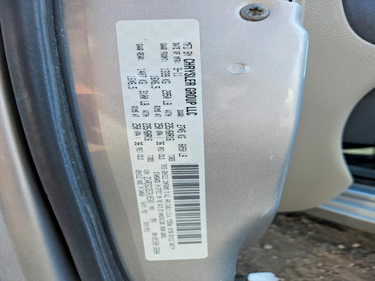 DODGE GRAND CARAVAN 2012 — 14