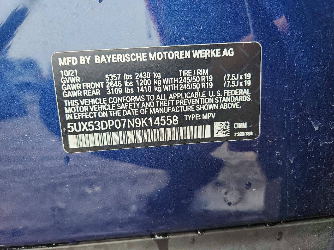 BMW X3 2022 — 14