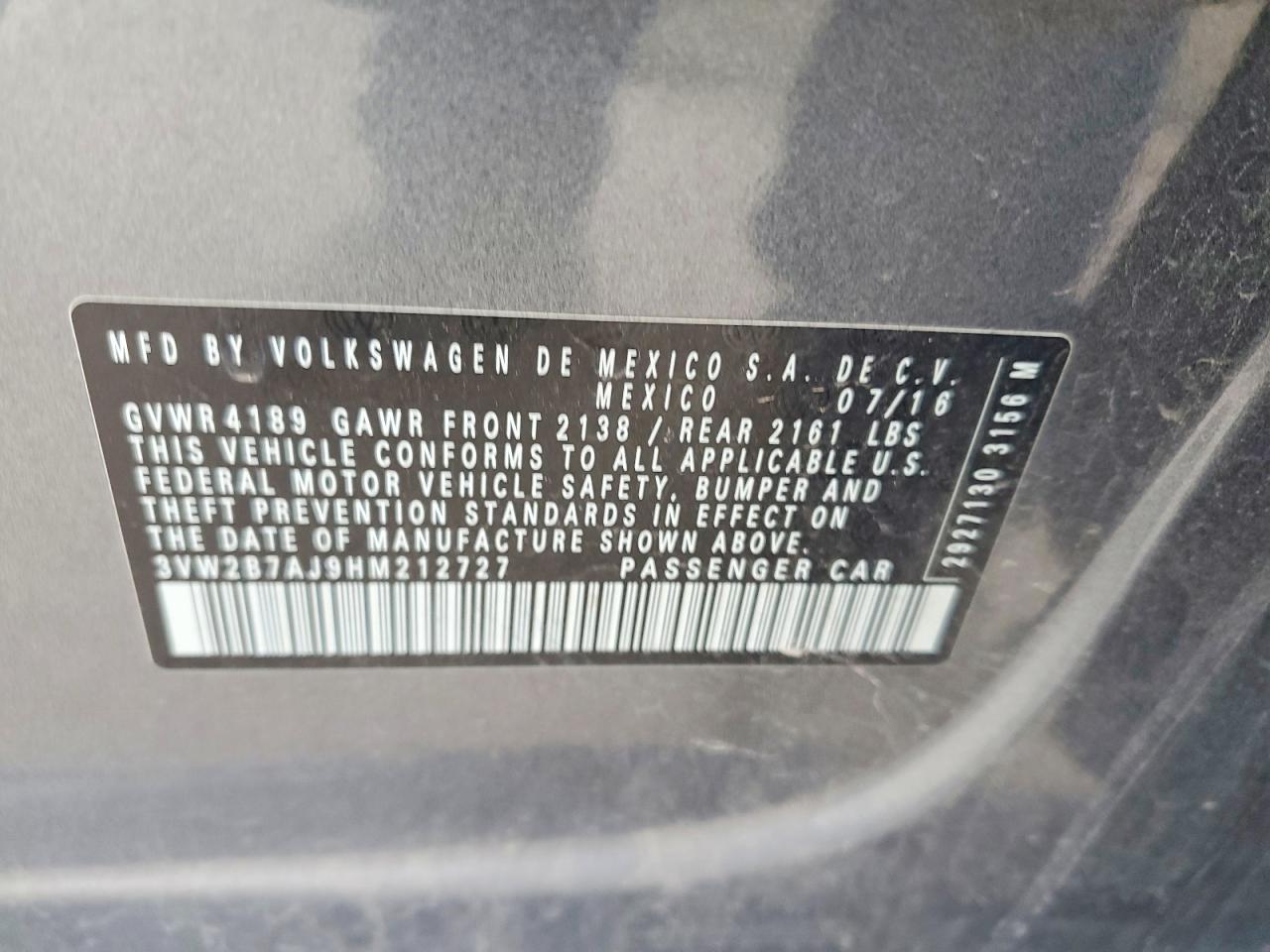 VOLKSWAGEN JETTA 2017 — 13