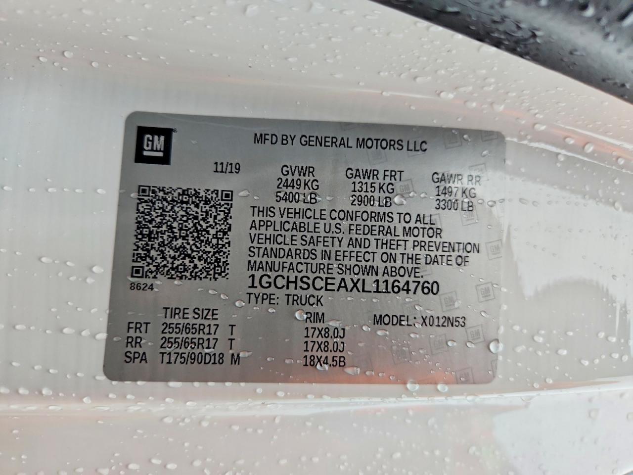 CHEVROLET COLORADO 2020 — 14