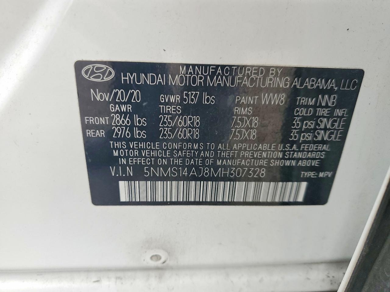 HYUNDAI SANTA FE 2021 — 14