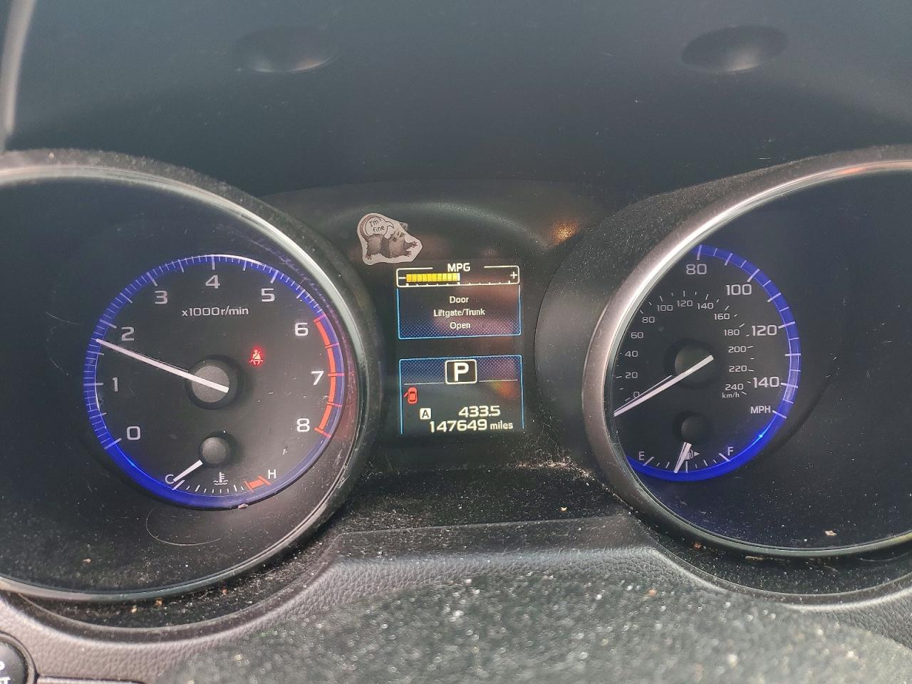SUBARU LEGACY 2015 — 10