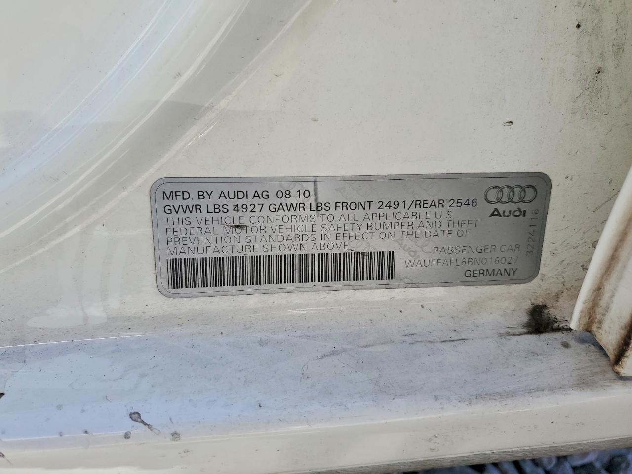 AUDI A4 2011 — 13