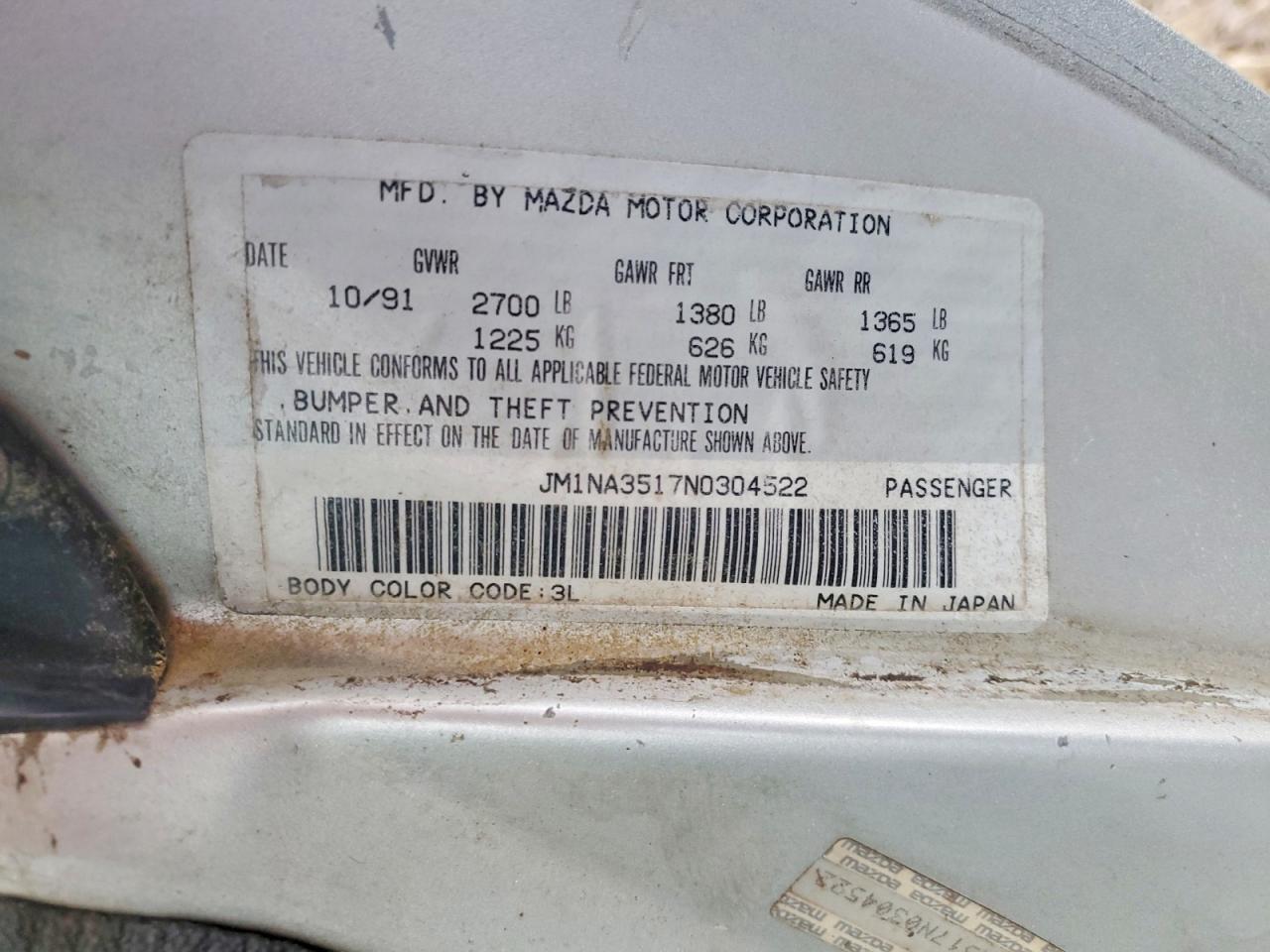 MAZDA MX-5 MIATA 1992 — 14