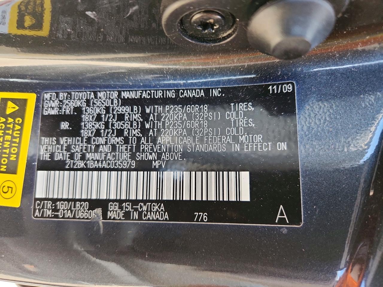 LEXUS RX 2010 — 15