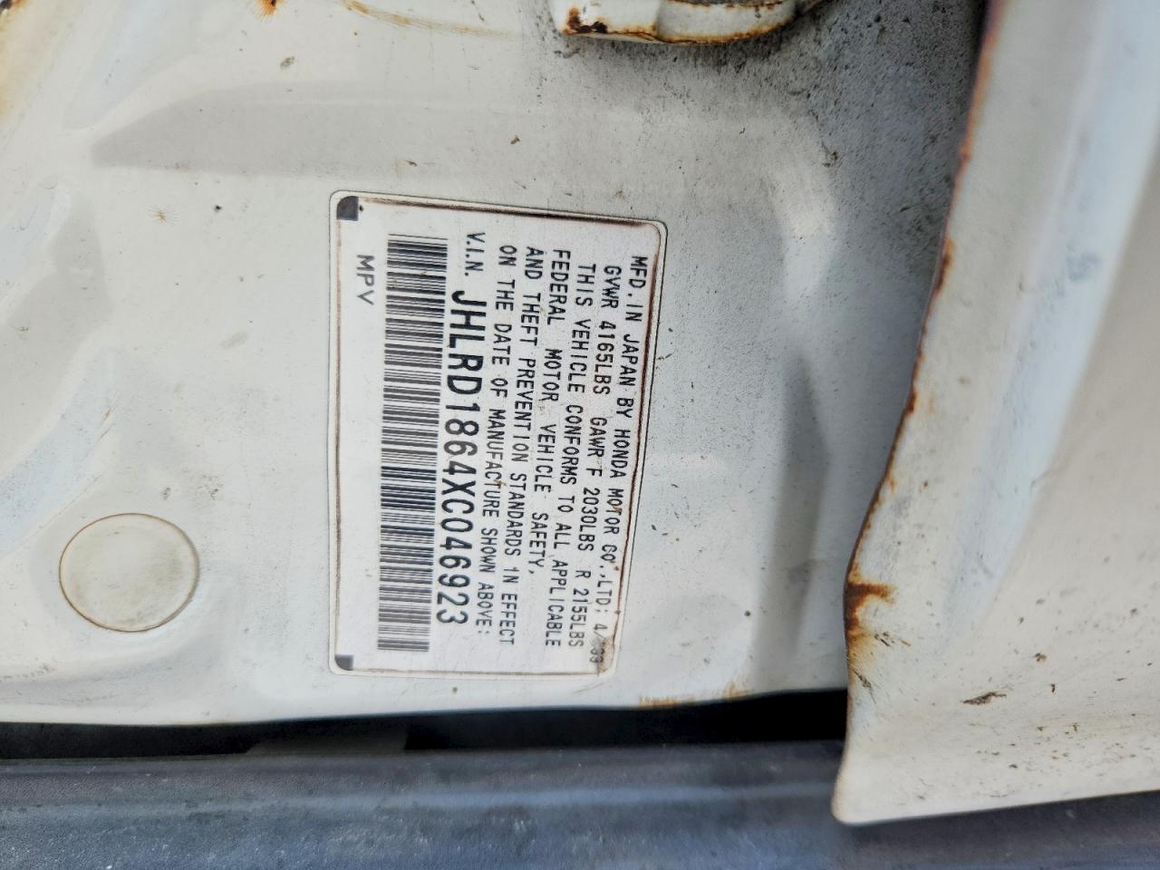 HONDA CR-V 1999 — 14