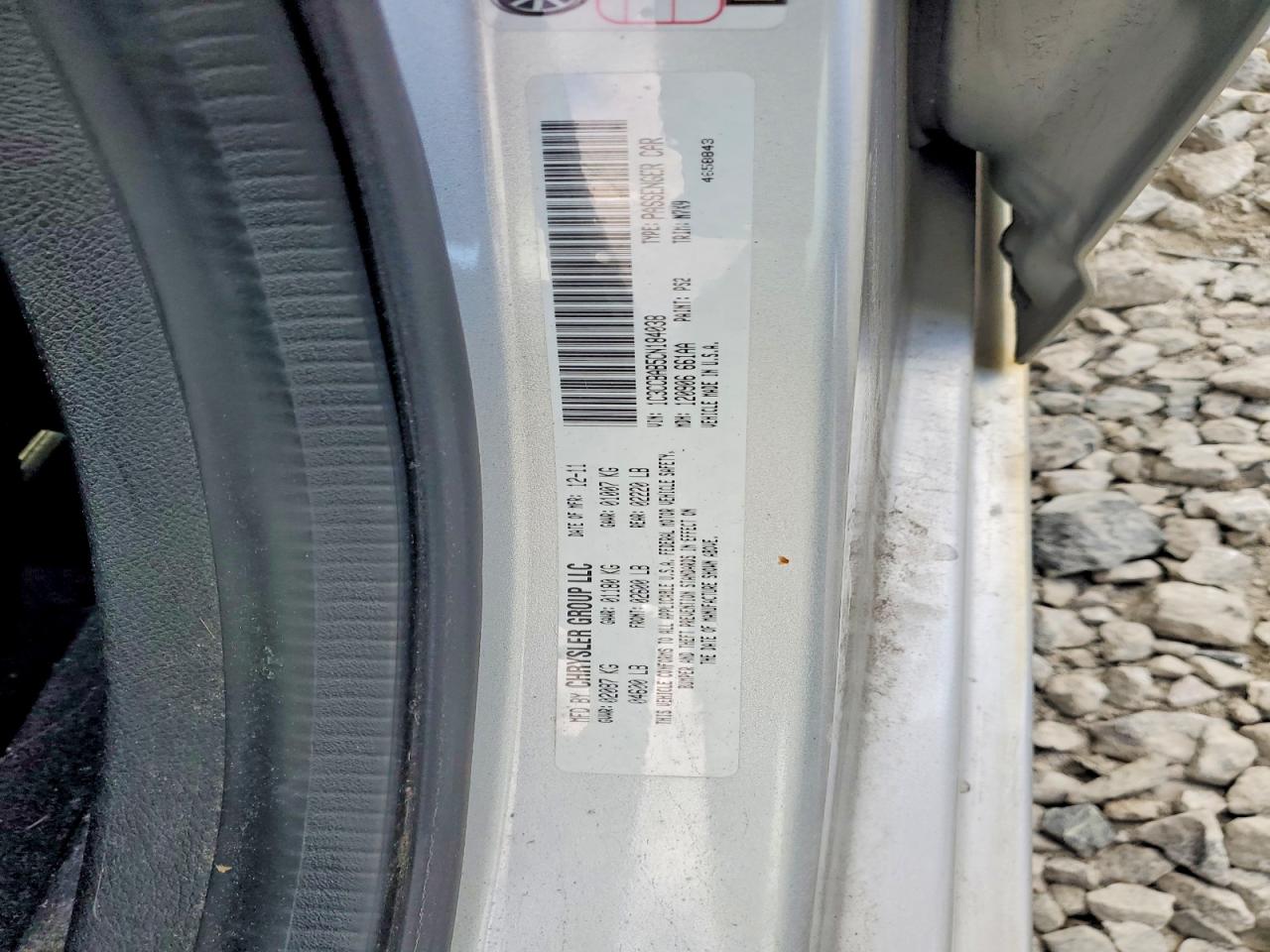 CHRYSLER 200 2012 — 13
