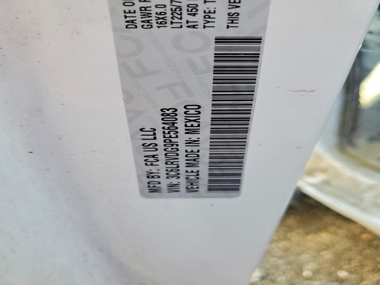 RAM PROMASTER 2500 2023 — 13