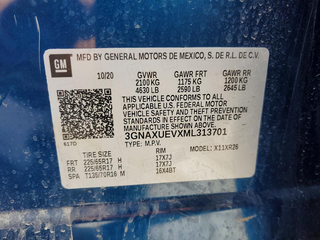 CHEVROLET EQUINOX 2021 — 14