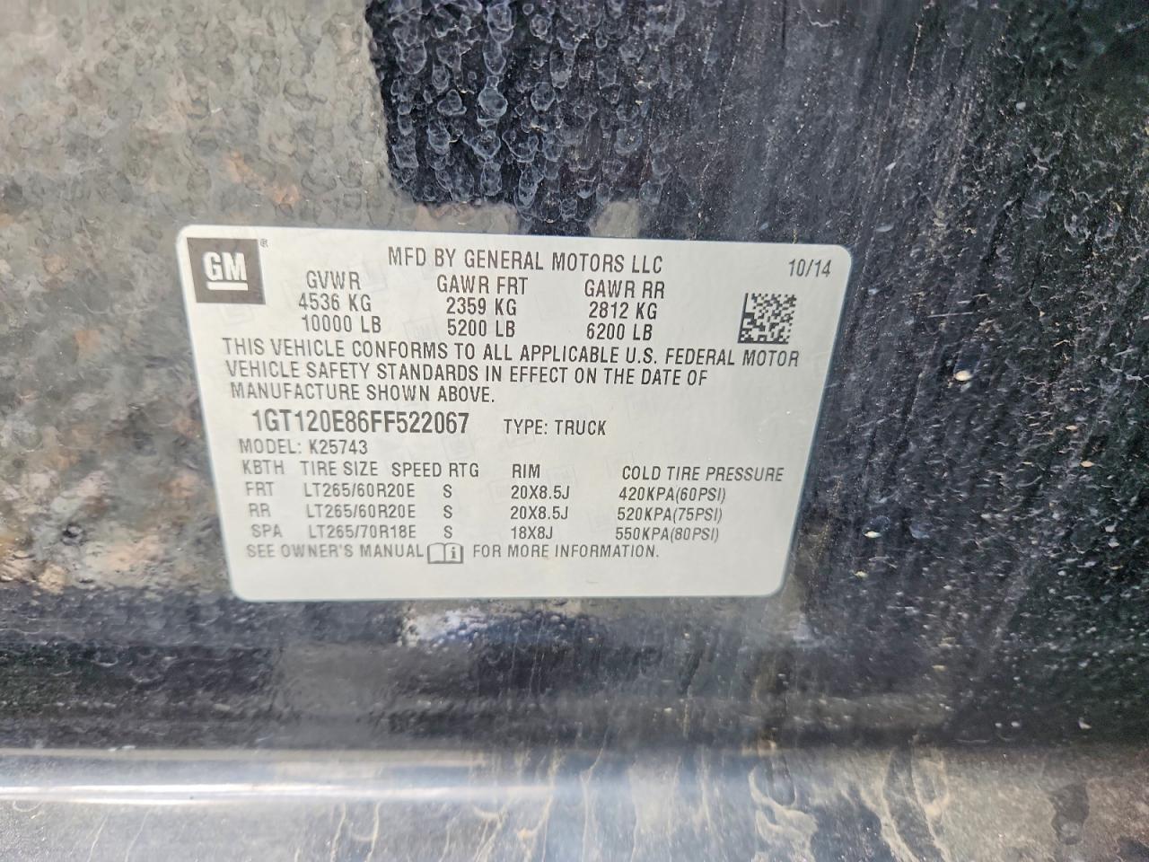 GMC SIERRA 2015 — 13