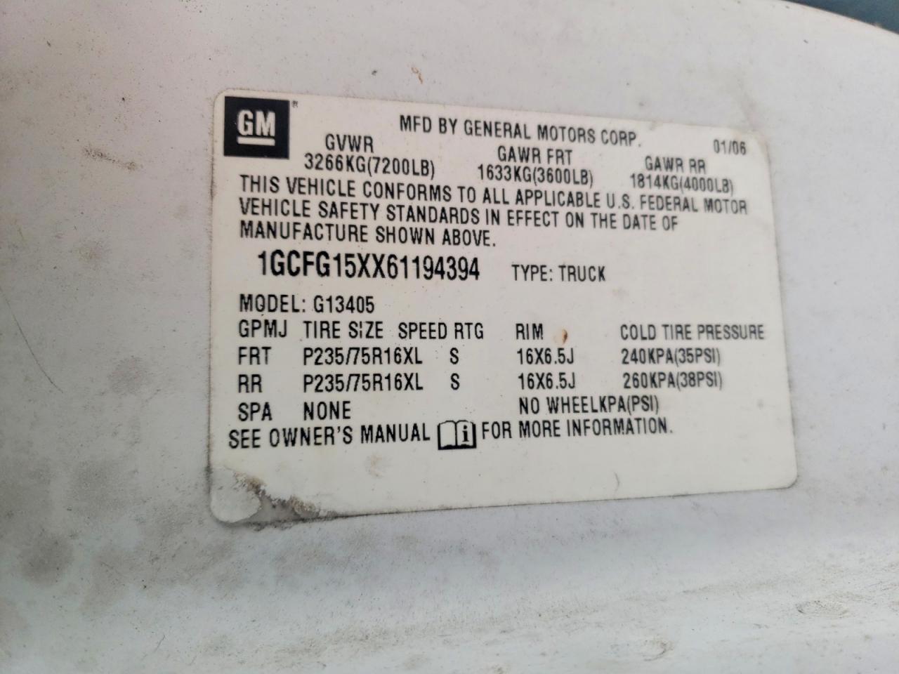 CHEVROLET EXPRESS 1500 2006 — 14