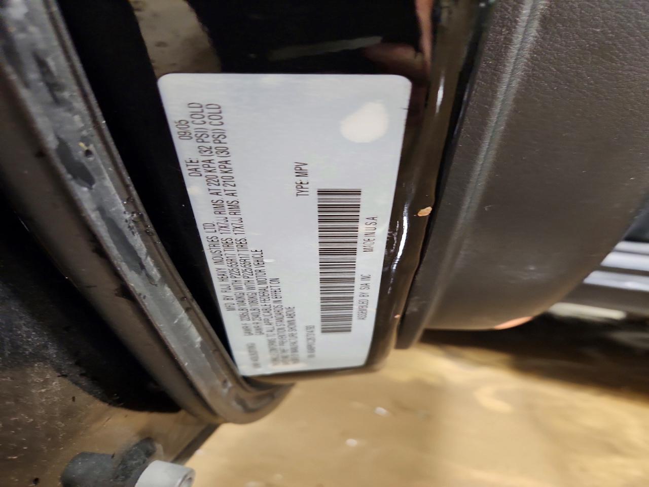 SUBARU LEGACY 2006 — 14