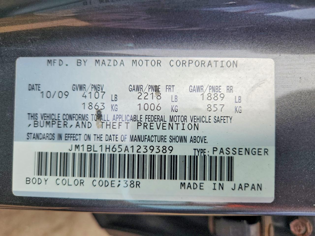 MAZDA 3 2010 — 13