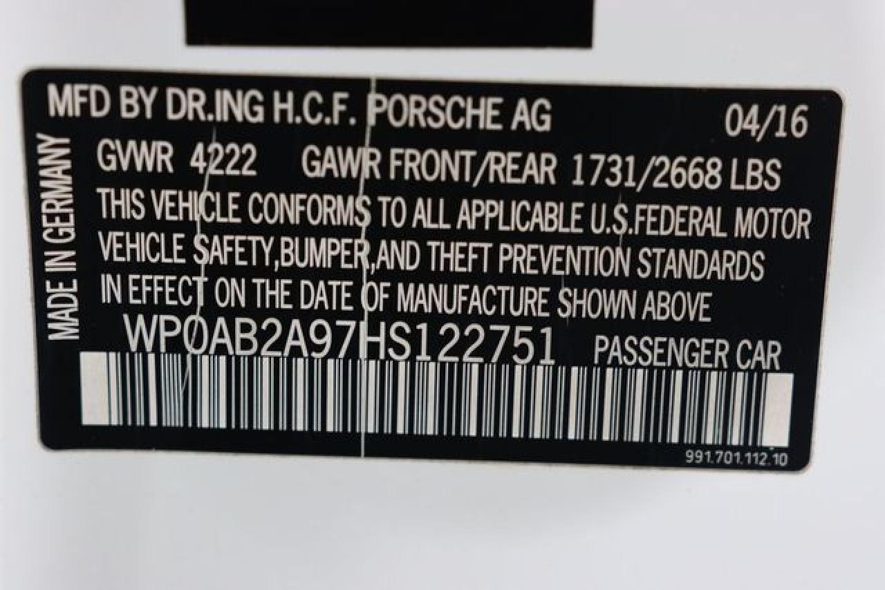 PORSCHE 911 2017 — 44
